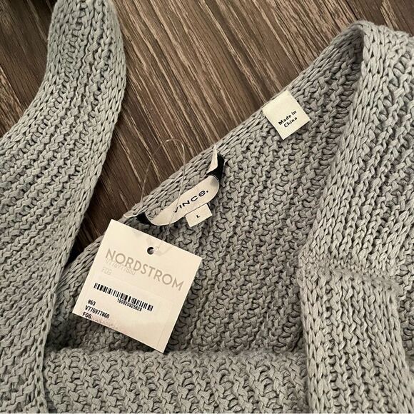 Vince Crossover Ribbed Cotton Tank - Picture 4 of 5